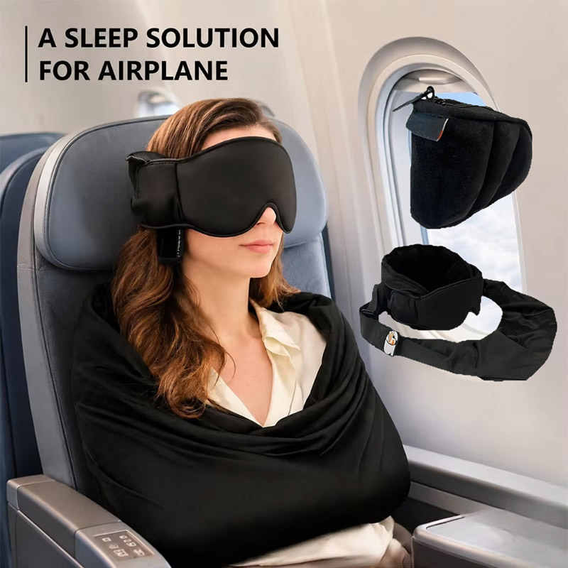 Travel Accessories Long Flight - Sistem Penyangga Tidur di Pesawat 3-in-1,