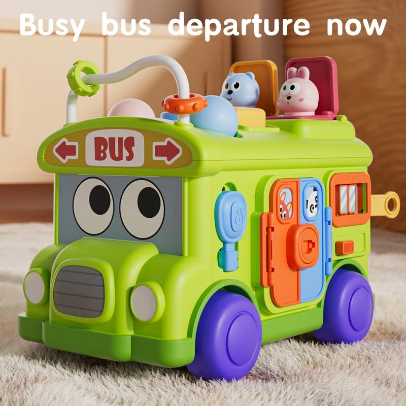 Mainan Bus Sibuk Edukasi Monte - Travel Accessories Baby ulasan dan harga