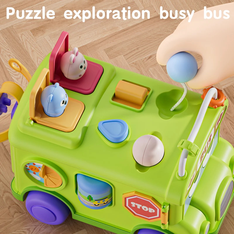 Mainan Bus Sibuk Edukasi Monte - Travel Accessories Baby ulasan dan harga
