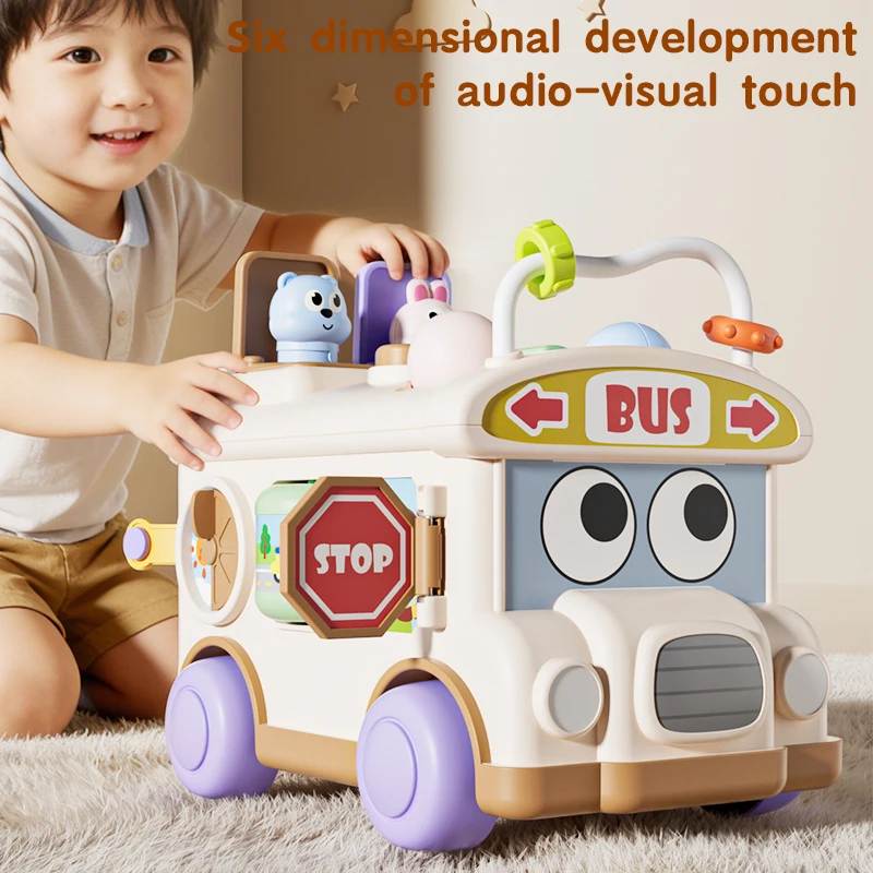 Mainan Bus Sibuk Edukasi Monte - Travel Accessories Baby ulasan dan harga