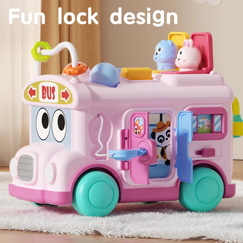 Mainan Bus Sibuk Edukasi Monte - Travel Accessories Baby ulasan dan harga