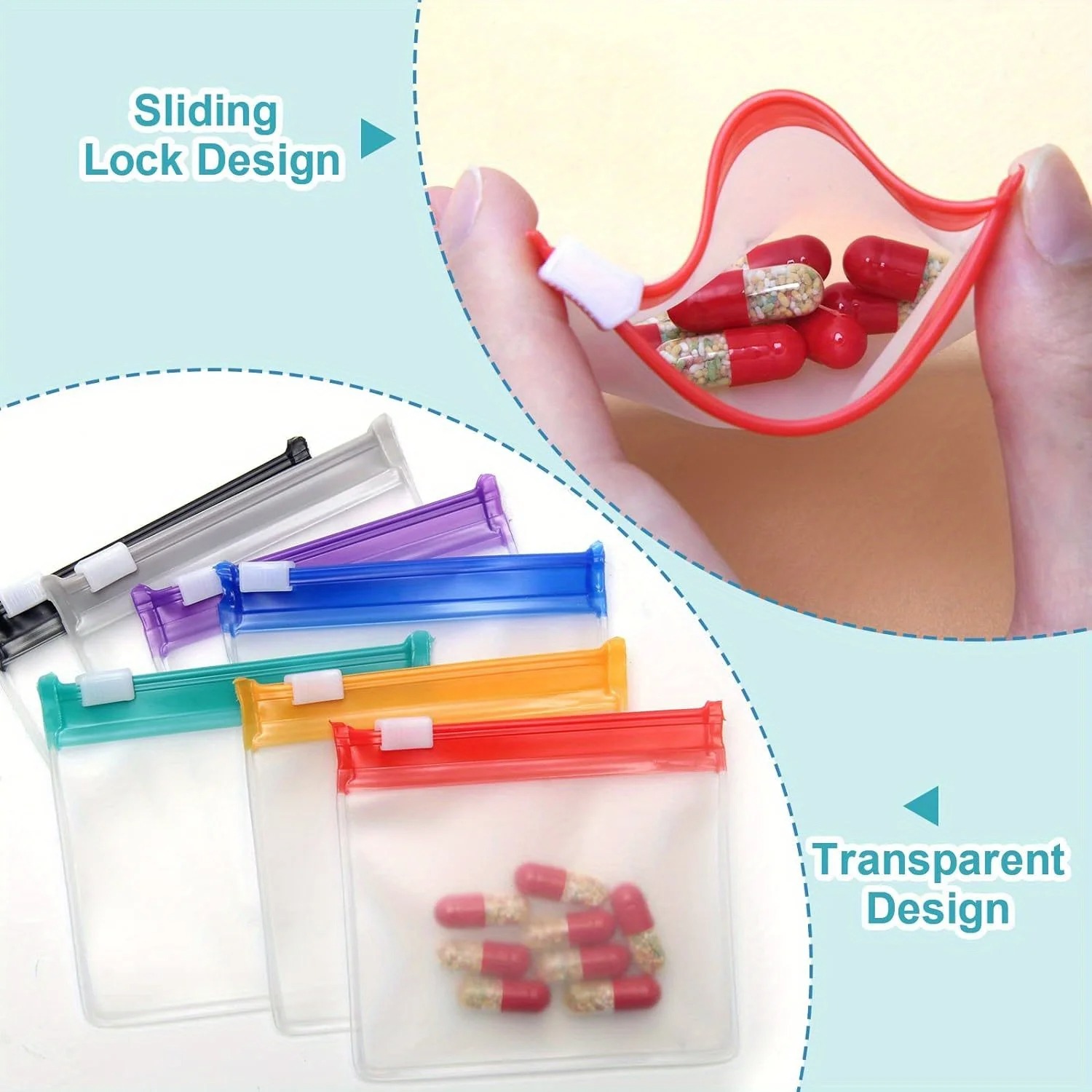 Kantong Dispenser Pil Mini Ber - Travel Accessories Jewelry ulasan dan harga