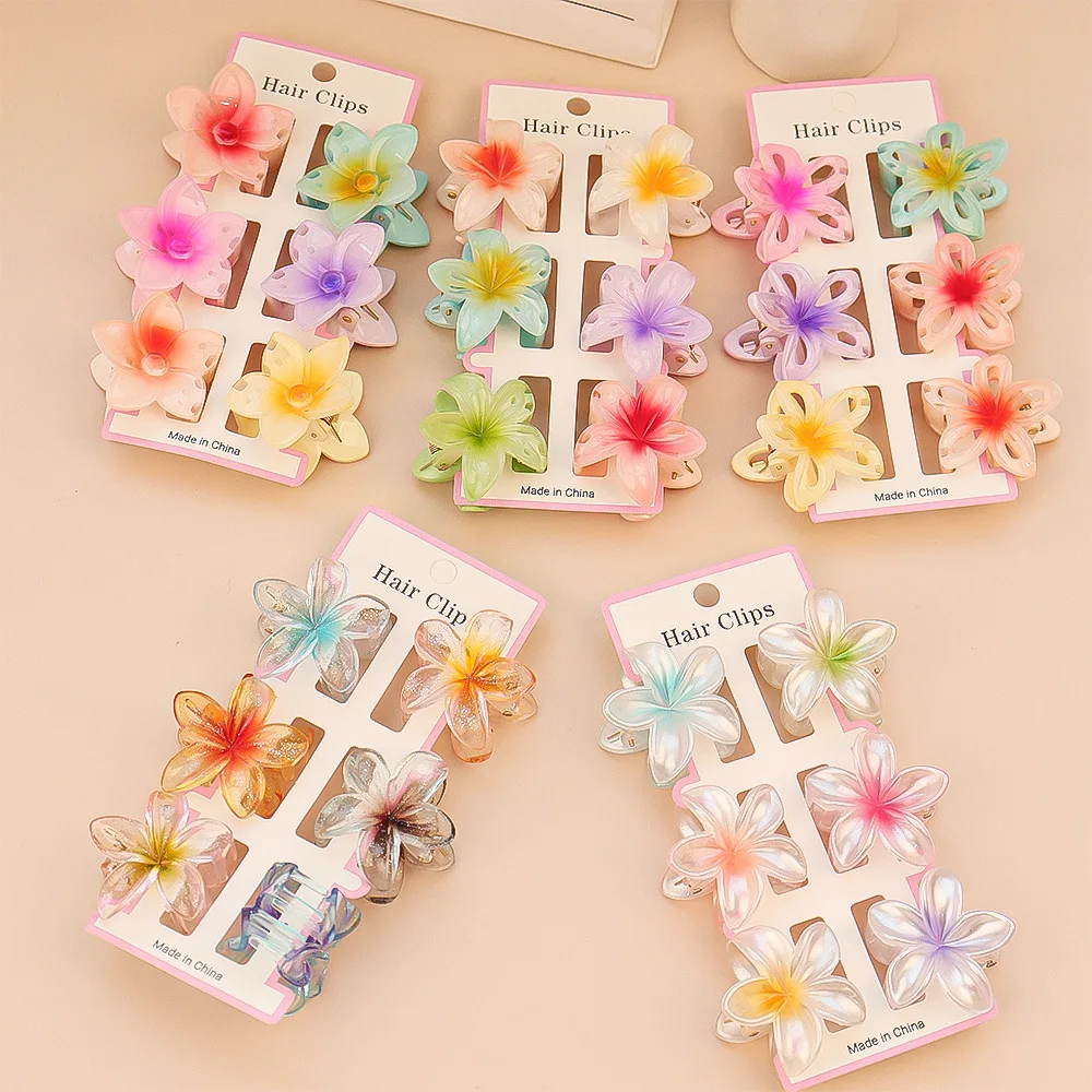 6 Buah Klip Cakar Rambut Kecil - Travel Accessories Aesthetic ulasan dan harga