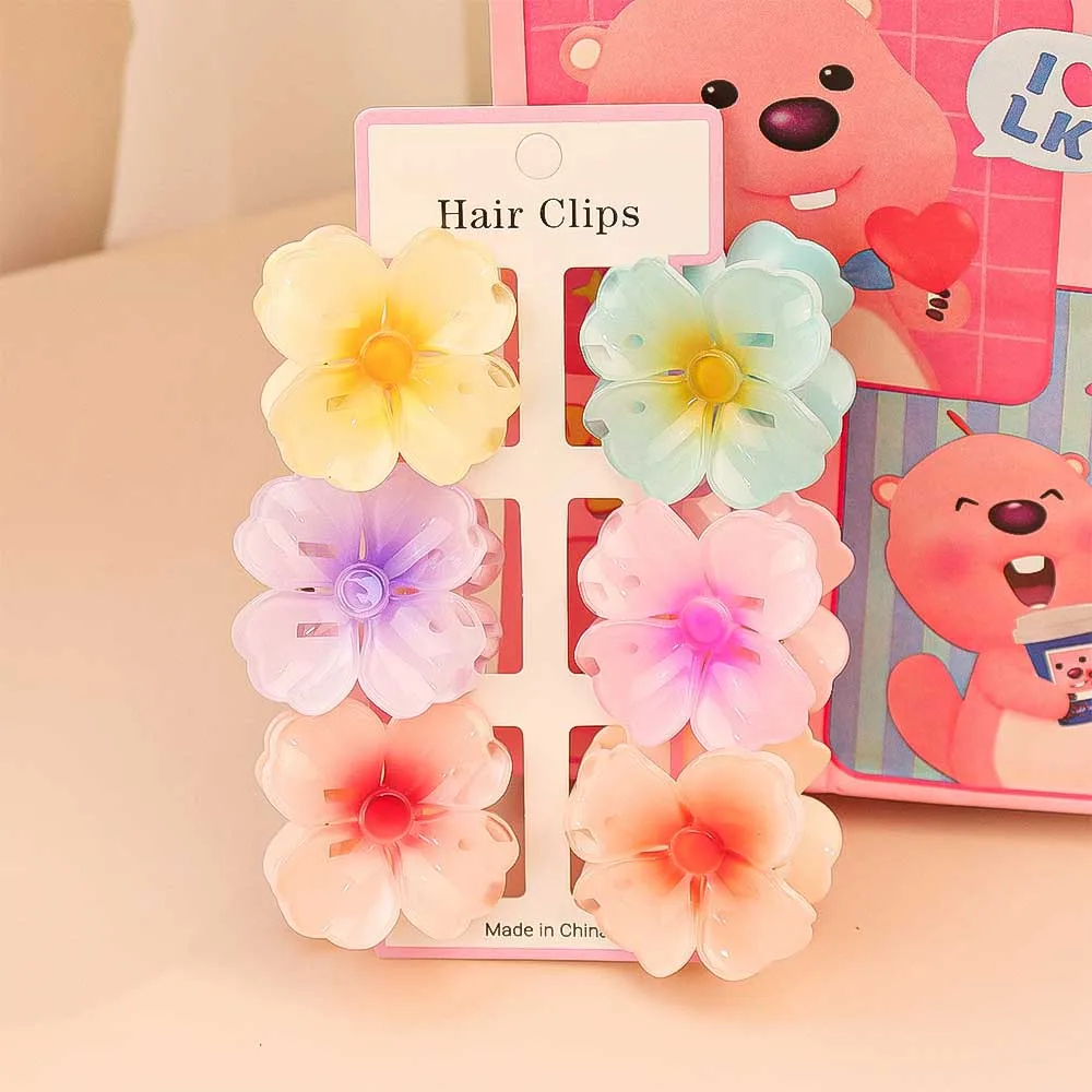 6 Buah Klip Cakar Rambut Kecil - Travel Accessories Aesthetic ulasan dan harga