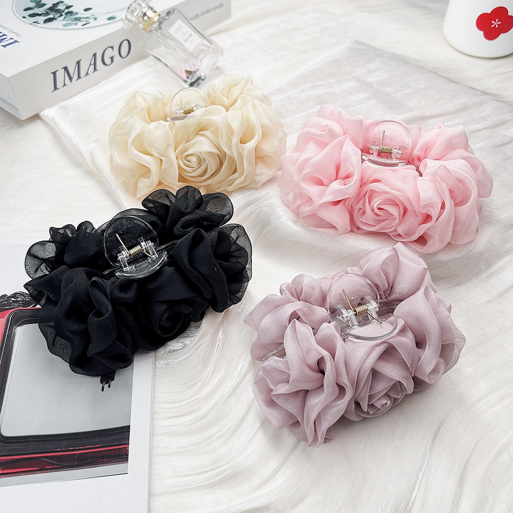 Jepit Rambut Chiffon Lipat Gay - Travel Accessories Aesthetic ulasan dan harga