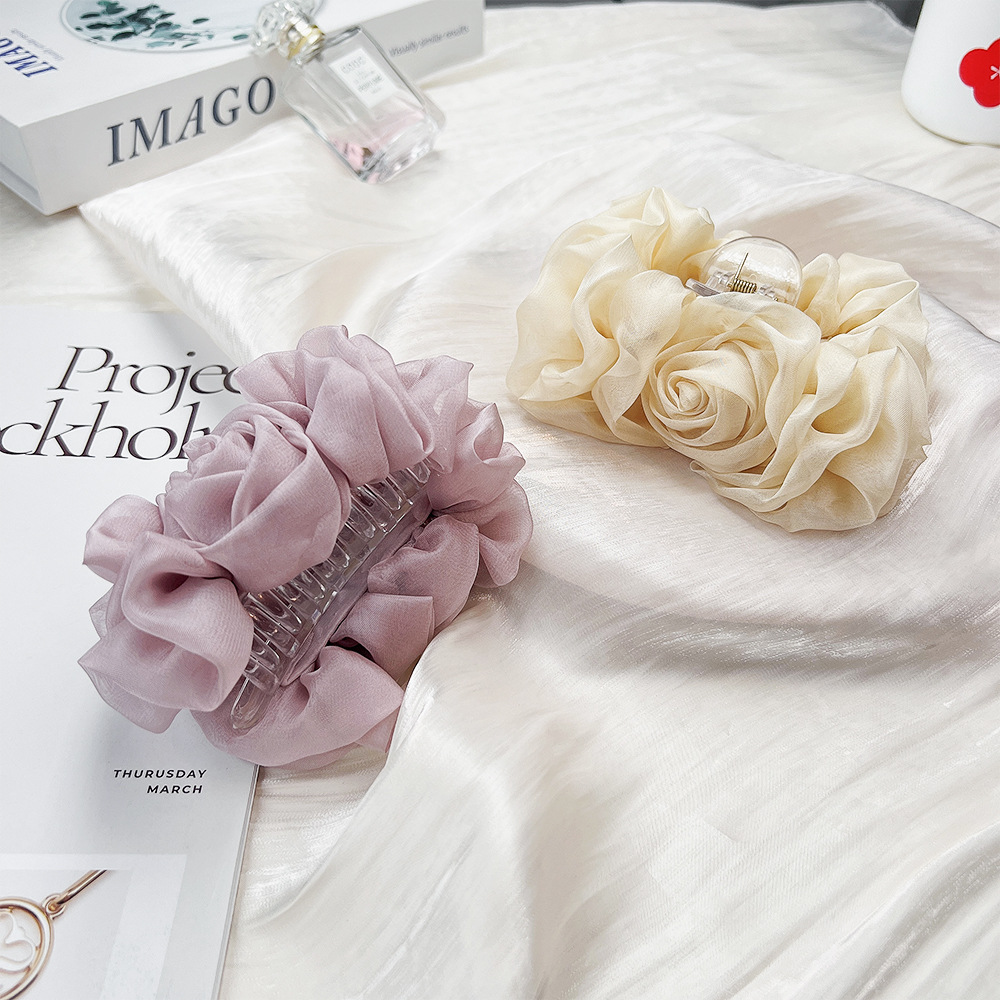 Jepit Rambut Chiffon Lipat Gay - Travel Accessories Aesthetic ulasan dan harga