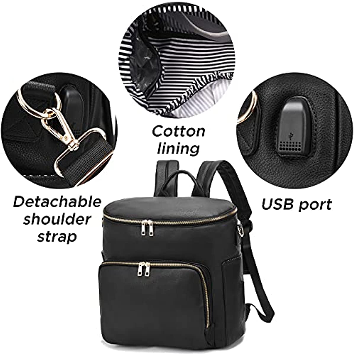 Tas popok wanita, ransel kulit - Travel Accessories Baby ulasan dan harga