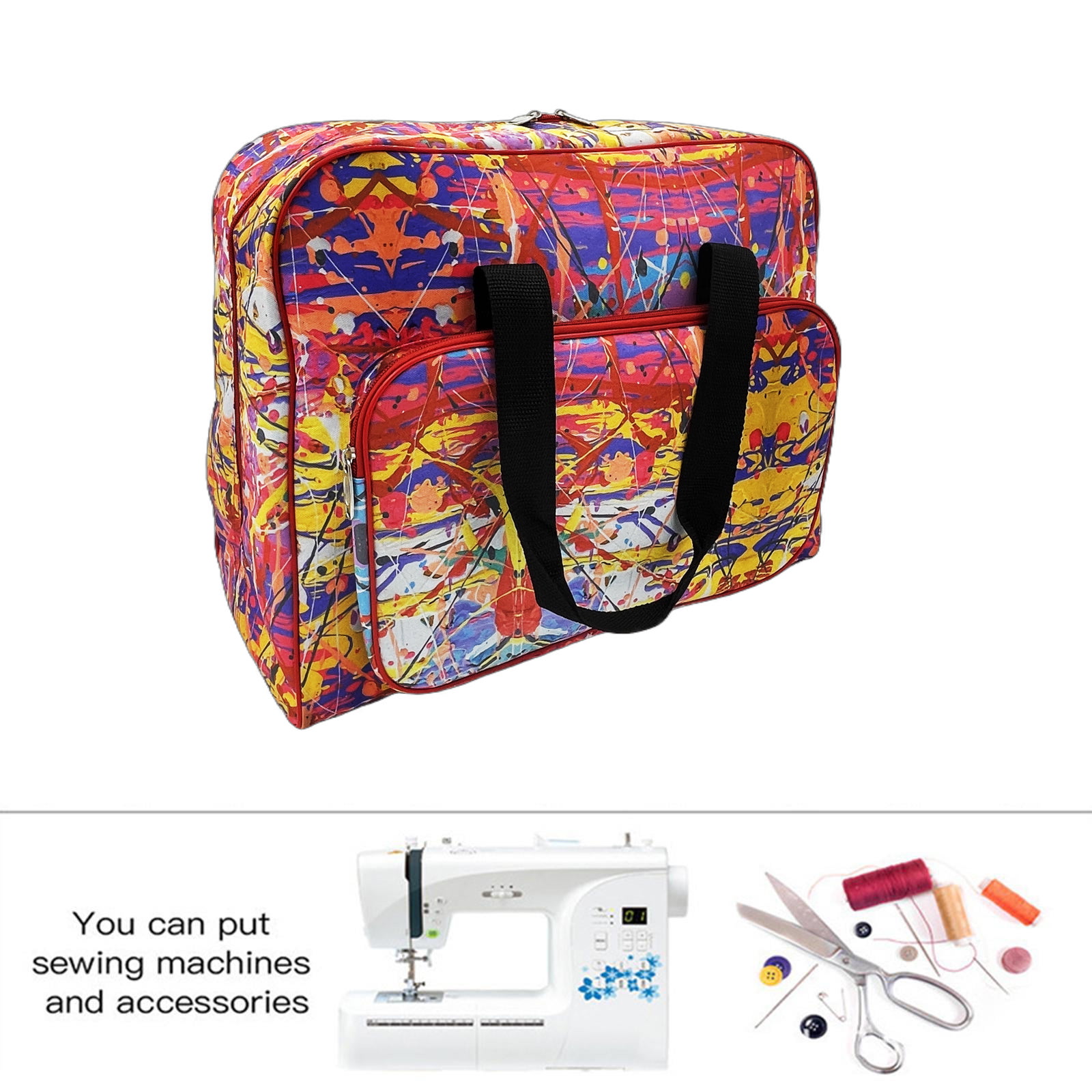 Tas pembawa Mesin Jahit, Organ - Travel Accessories Organizer Bag ulasan dan harga