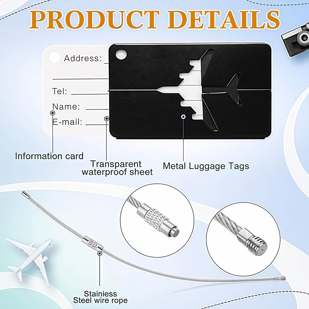 Tag bagasi perjalanan aluminiu - Travel Accessories India ulasan dan harga
