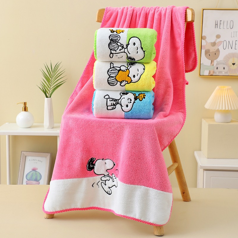 Handuk Mandi Snoopy Berbahan F - Travel Accessories As Gifts ulasan dan harga